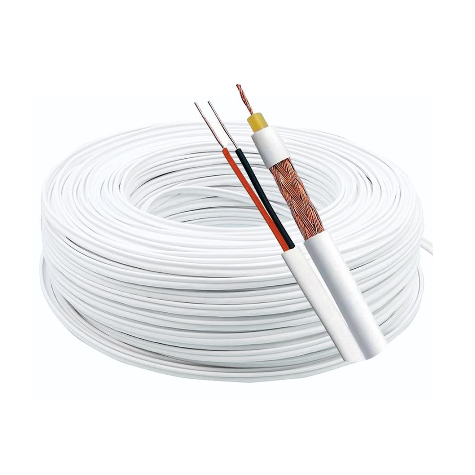 Cabo Coaxial 4mm + Bipolar Liga de Cobre 50M - #3