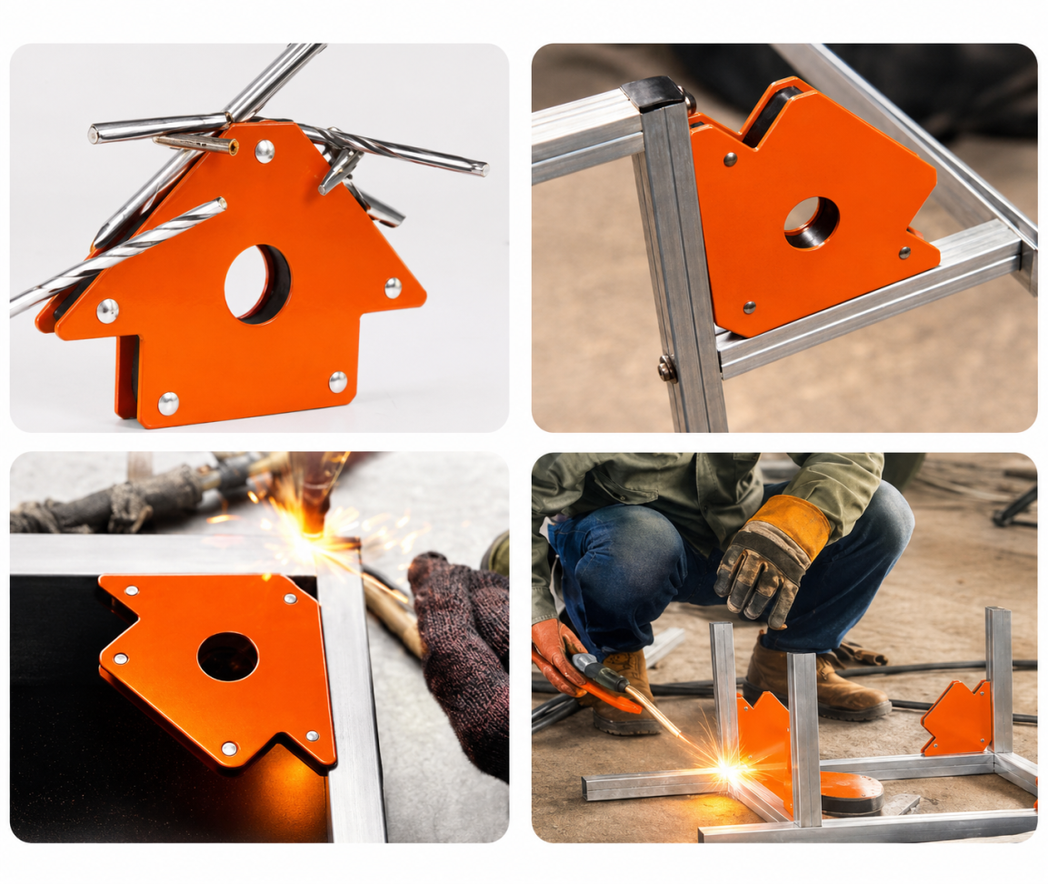 Esquadros Magnéticos para Soldagem - 6pçs