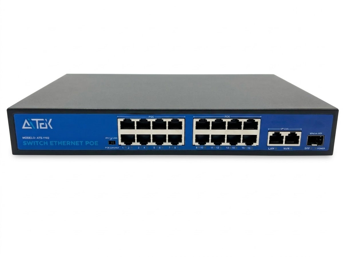 Switch POE 16 Portas Gigabit (+ 2 Uplink Giga + 1 Porta SFP Fibra) - #2