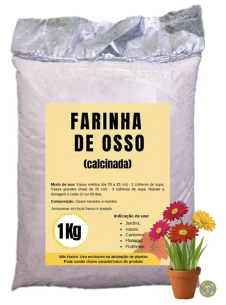 Farinha de Osso Calcinada 1kg