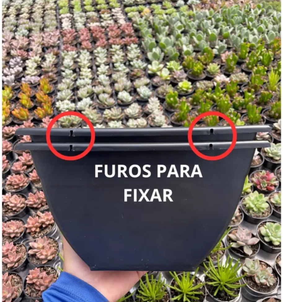 Cuia vertical parede 23 - preto - #3