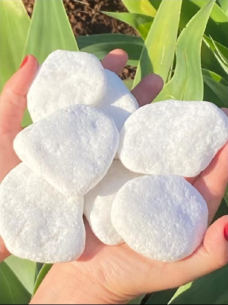 Seixo dolomita branco N° 4 - 15kg - #2