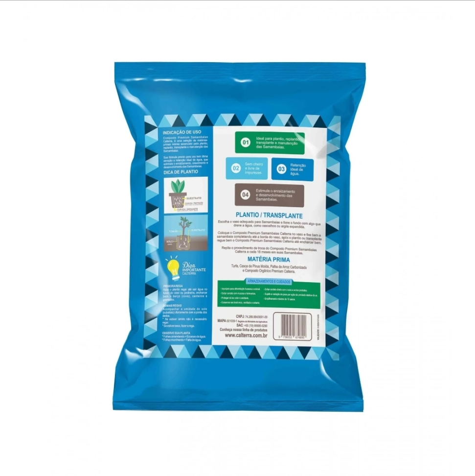 Substrato Composto Premium Samambaias Calterra - 3kg - #2