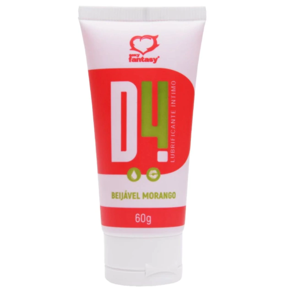 Lub D4 Morango ~ Lubrificante Beijável - #2