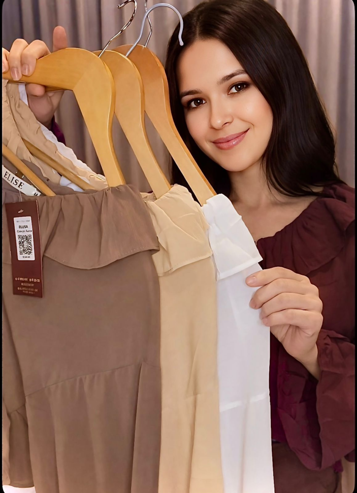 Cropped com babados - #3