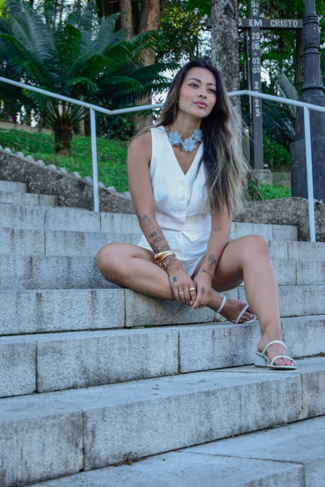 Conjunto colete e shorts - #2