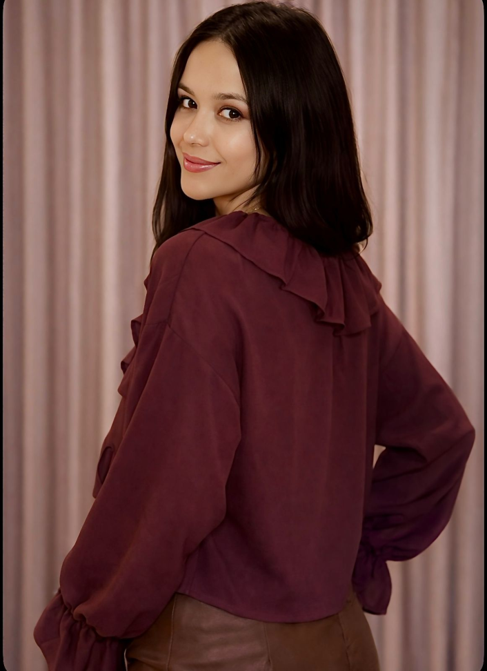 Cropped com babados - #2