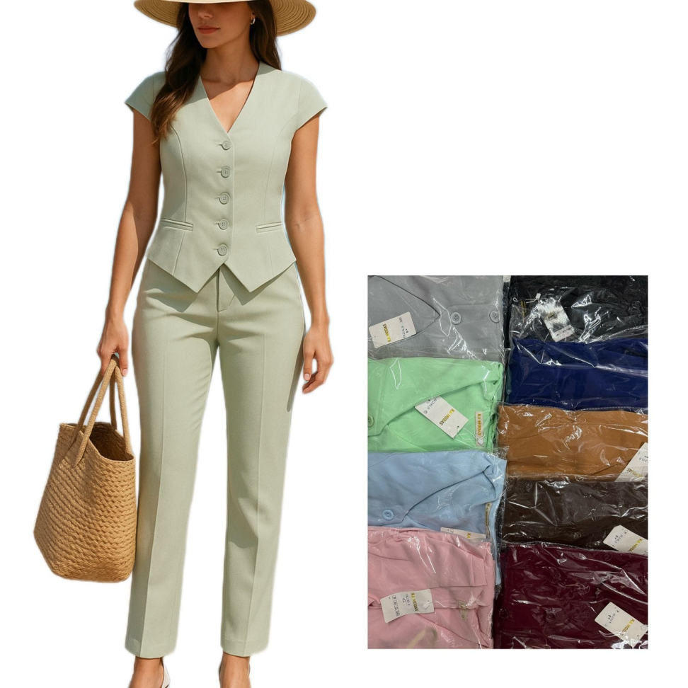 Conjunto colete e cala alfaiataria - #2