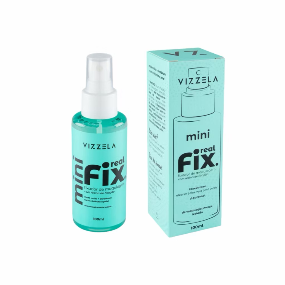 Mini Fixador Maquiagem Real Spray - Vizzela 100ml Alta Duração Vegano Original Vizzela - #3