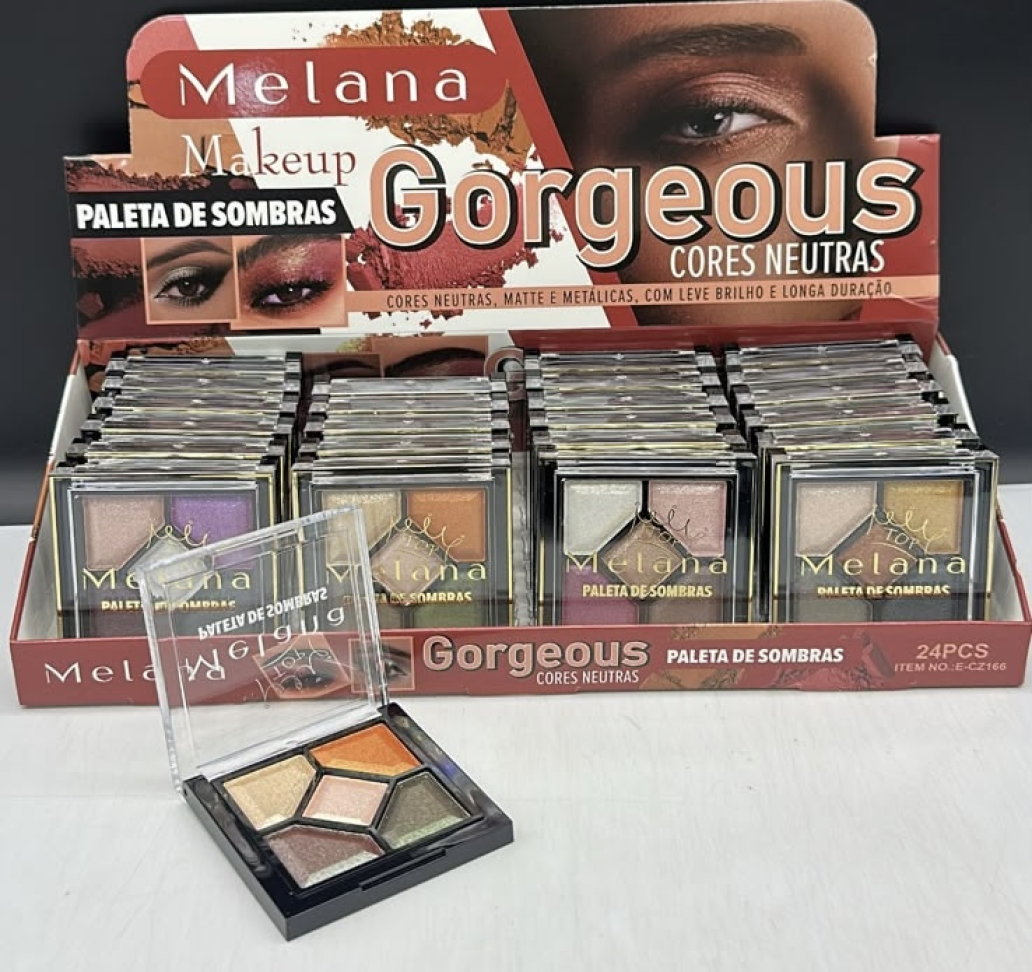 Paleta de sombra 5 cores - Melana