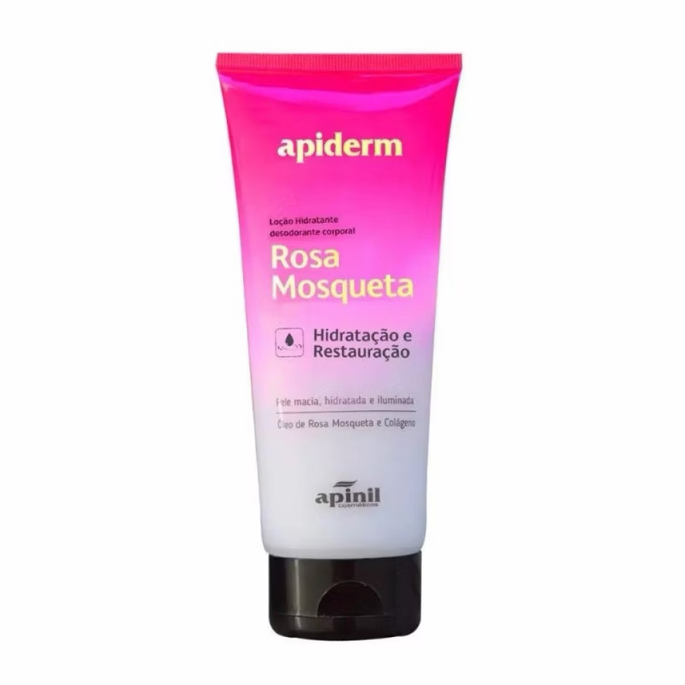 Creme Hidratante Corporal Rosa Mosqueta 190g Apiderm - Apinil