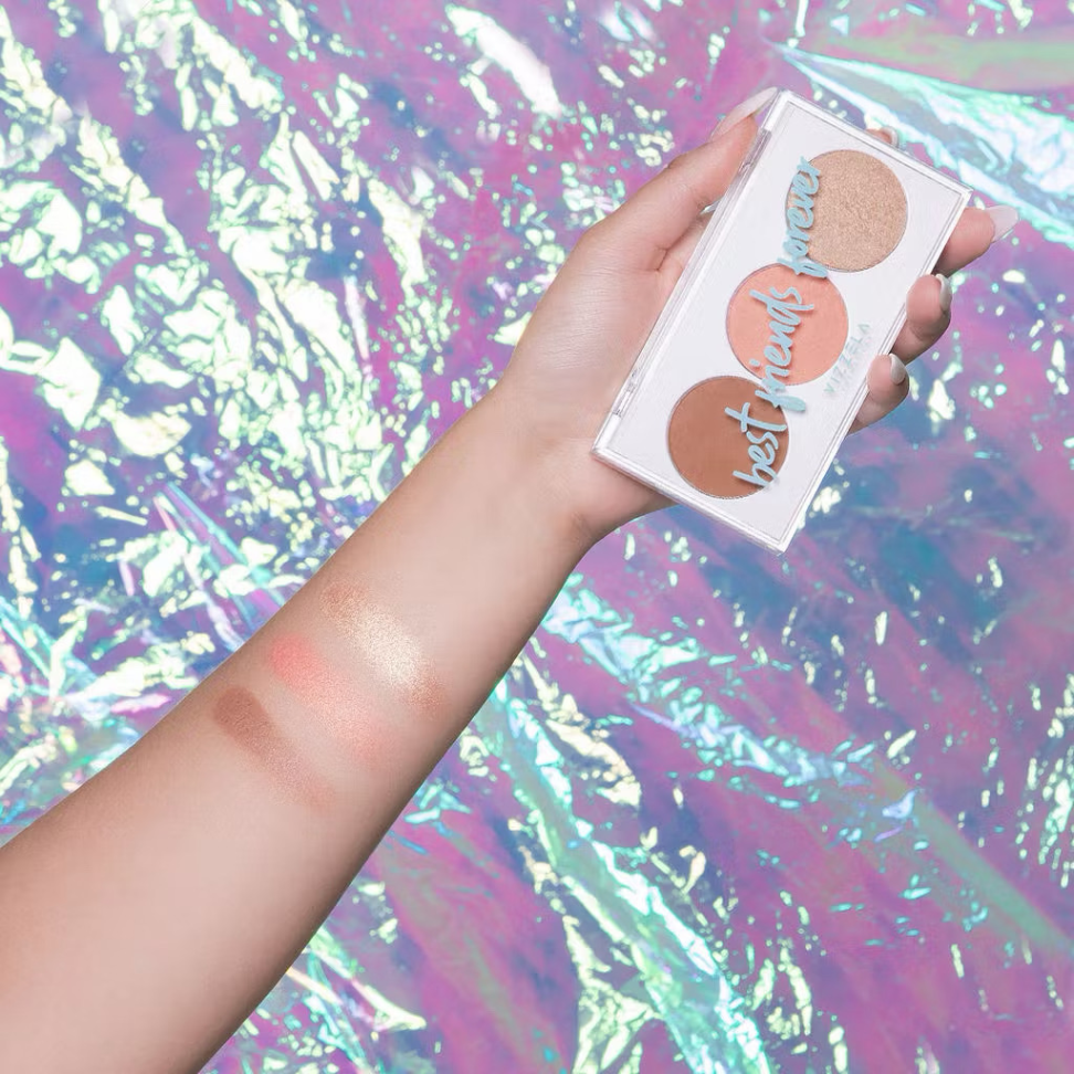 ￼Paleta de trio Contorno, Blush e Iluminador -  Vizzela BFF - #4