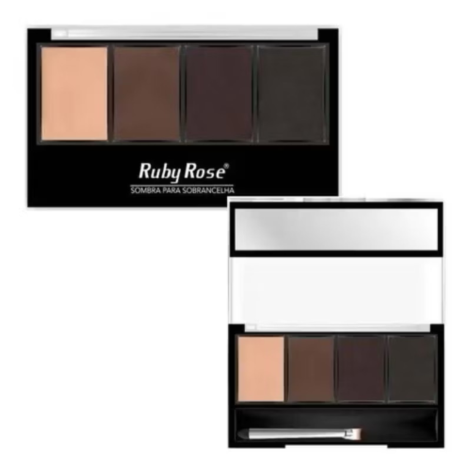 Ruby Rose Trio De Sombra Para Sobrancelha Com Primer - #3