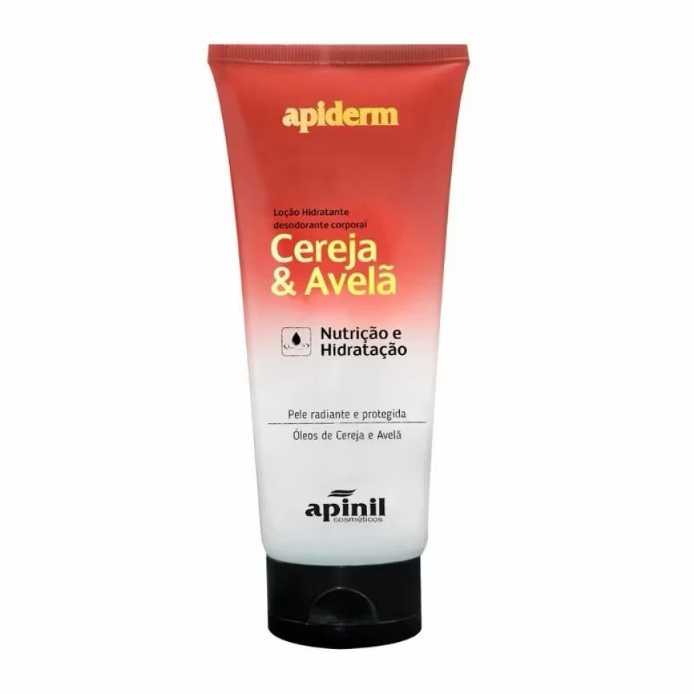 Creme Hidratante Corporal Cereja e Avelã 190g Apiderm - Apinil