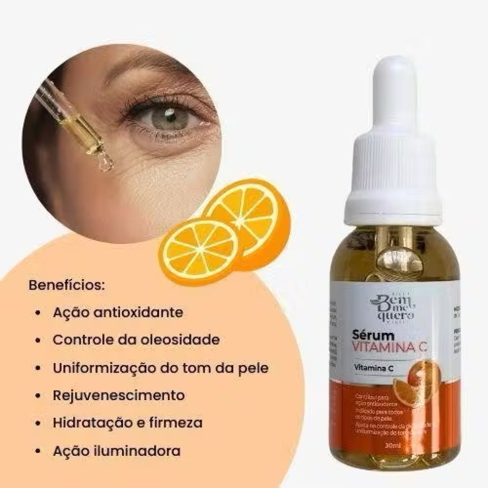 Serum Facial Vitamina C - Bem me quero