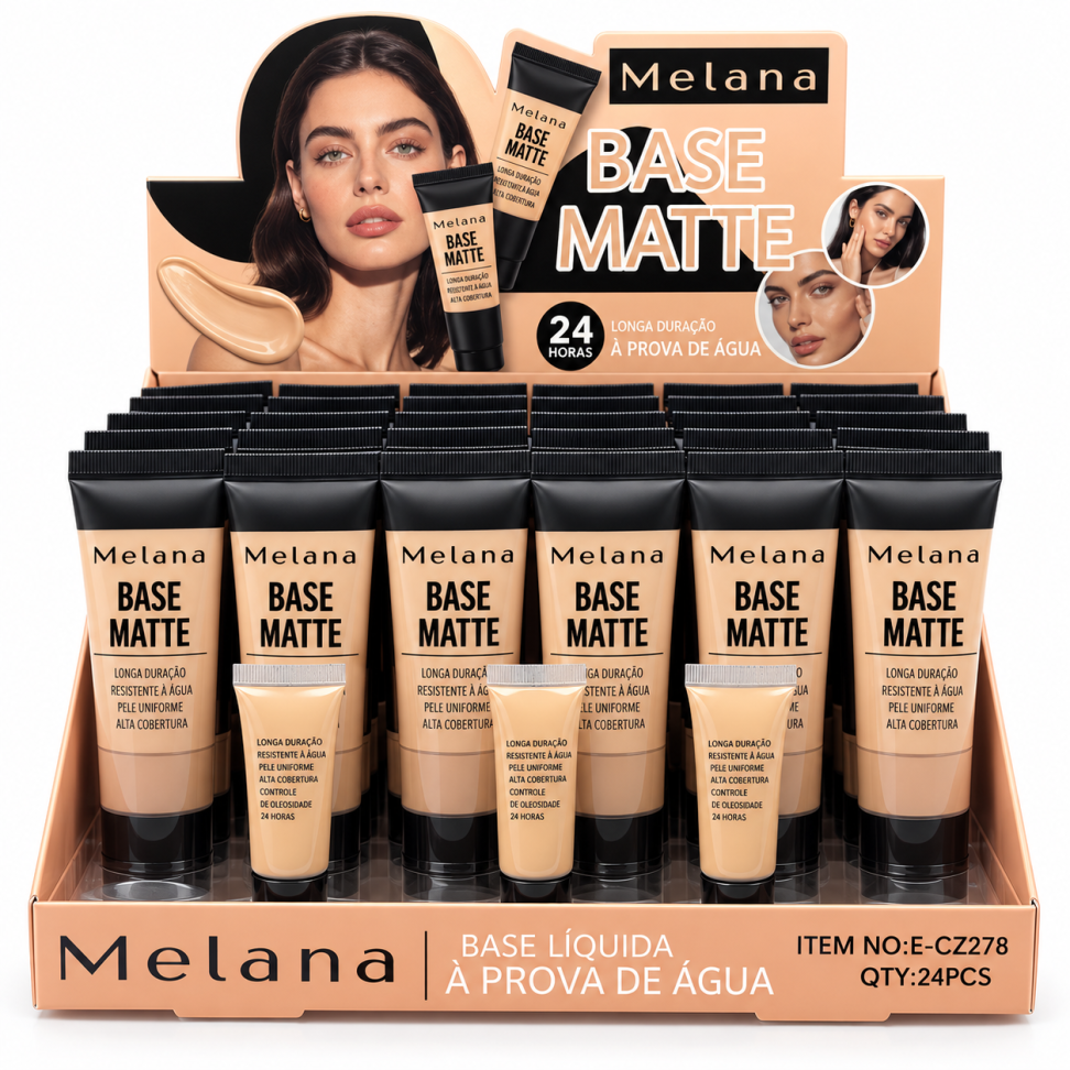 Base líquida Matte - Melana