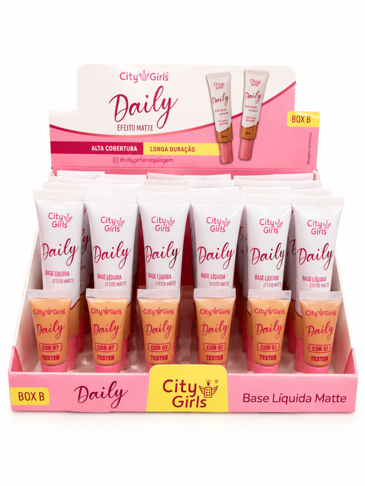 Base Líquida Daily - City Girls cobertura alta