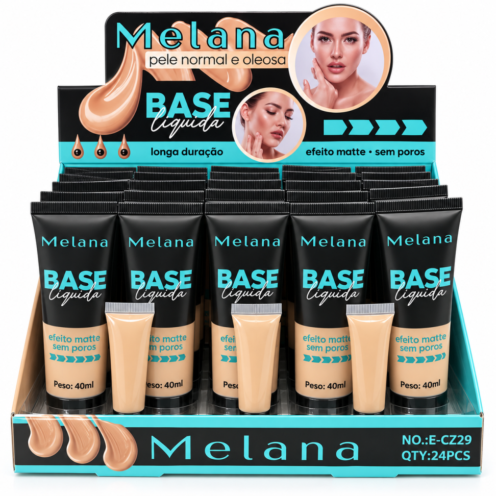 Base líquida efeito Matte - Melana