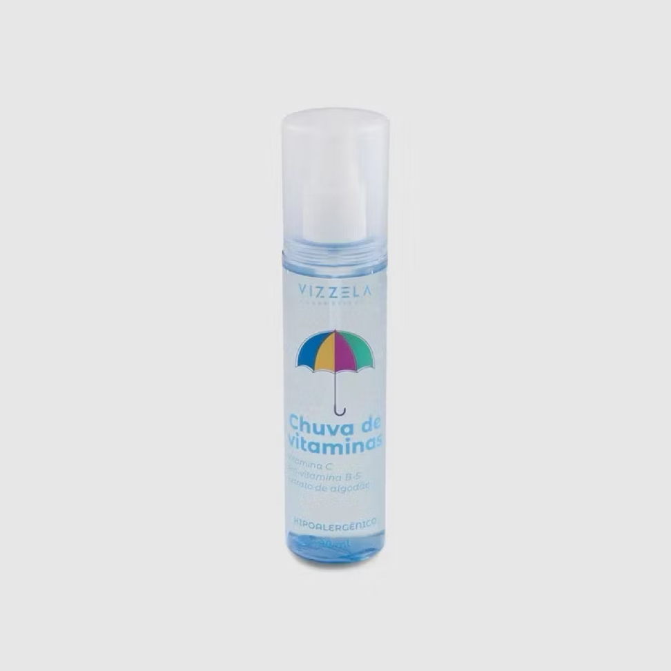 Vizzela Chuva de Vitaminas Bruma Facial 90ml Hidrata