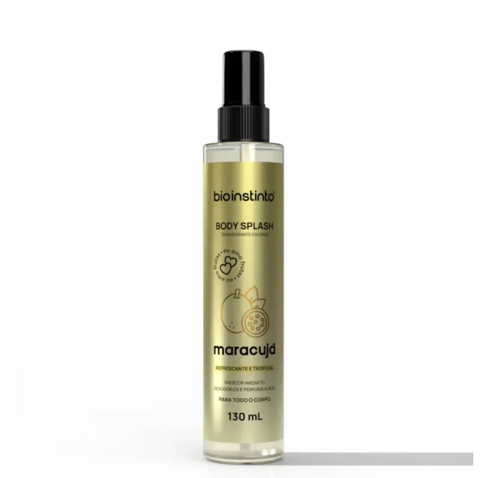 Body Splash Maracujá Resfrescante e Tropical 130ml - Bio Instinto Cosméticos