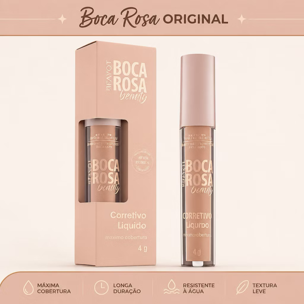 Corretivo Líquido Boca Rosa Beauty- By Payot