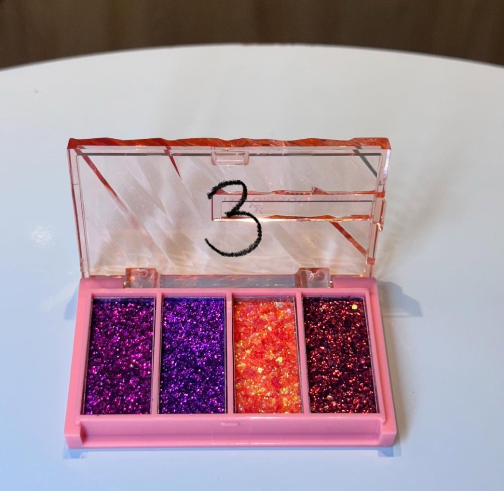 Paleta de Glitter com 4 cores - #3