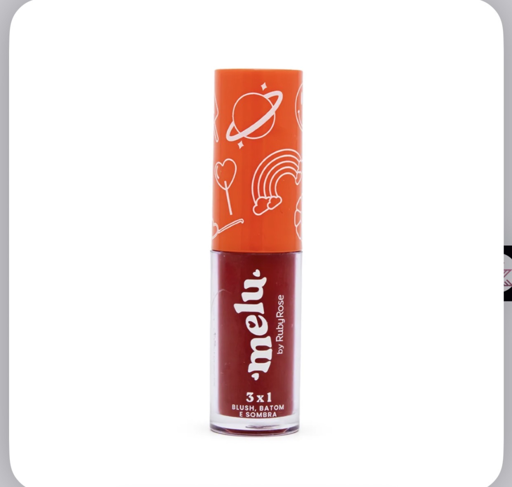 Blush, Batom e Sombra 3x1Melu ByRubyRose