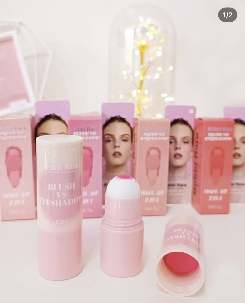 ￼Blush & Sombra Para Olhos Stick 2 Em 1 Bobbi Rara