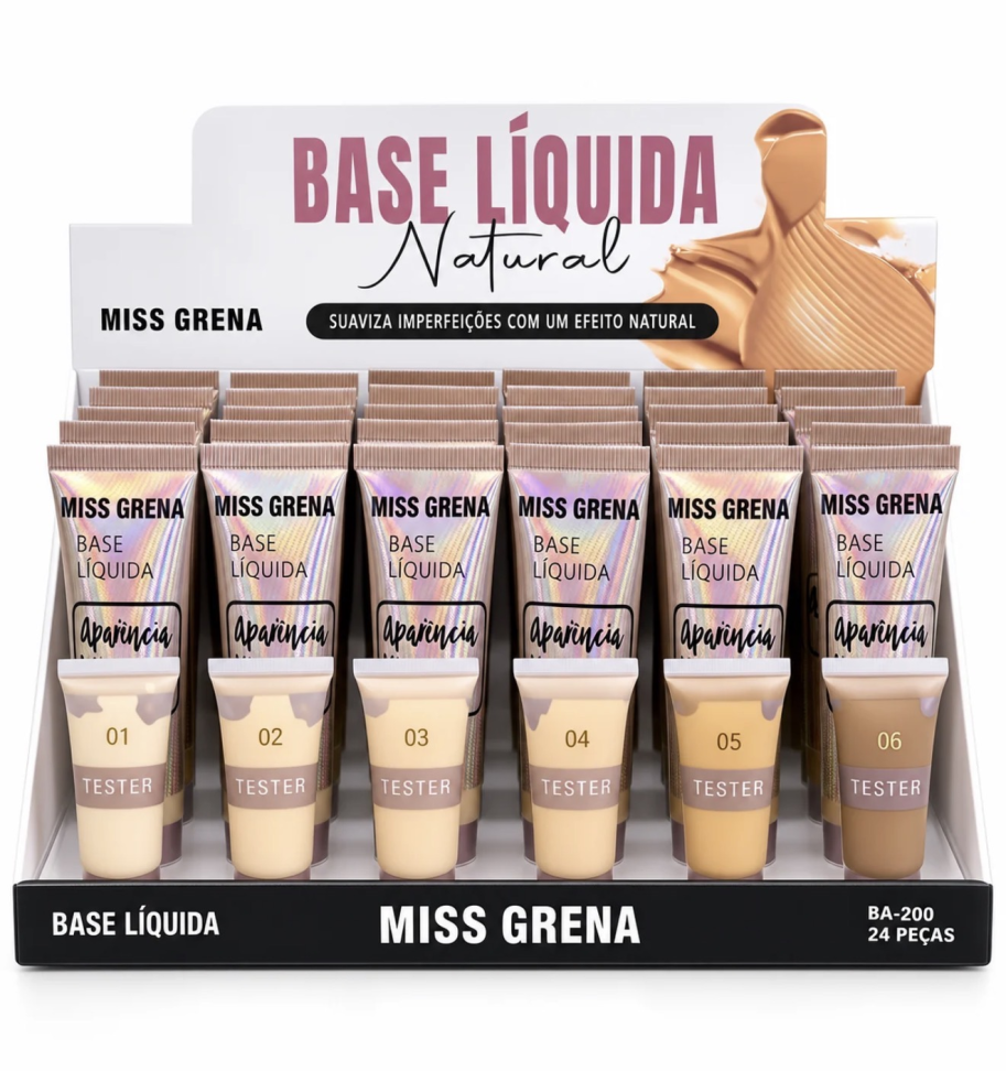 Base Líquida alta cobertura - Miss Grena