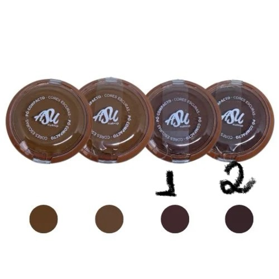 Pó compacto Asu makeup