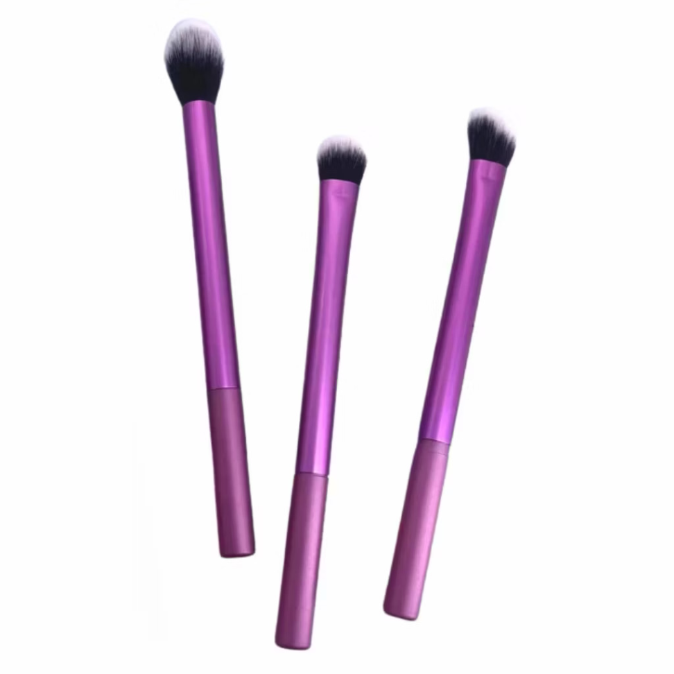 Kit 3 Pinceis para Maquiagem com cerdas macias
