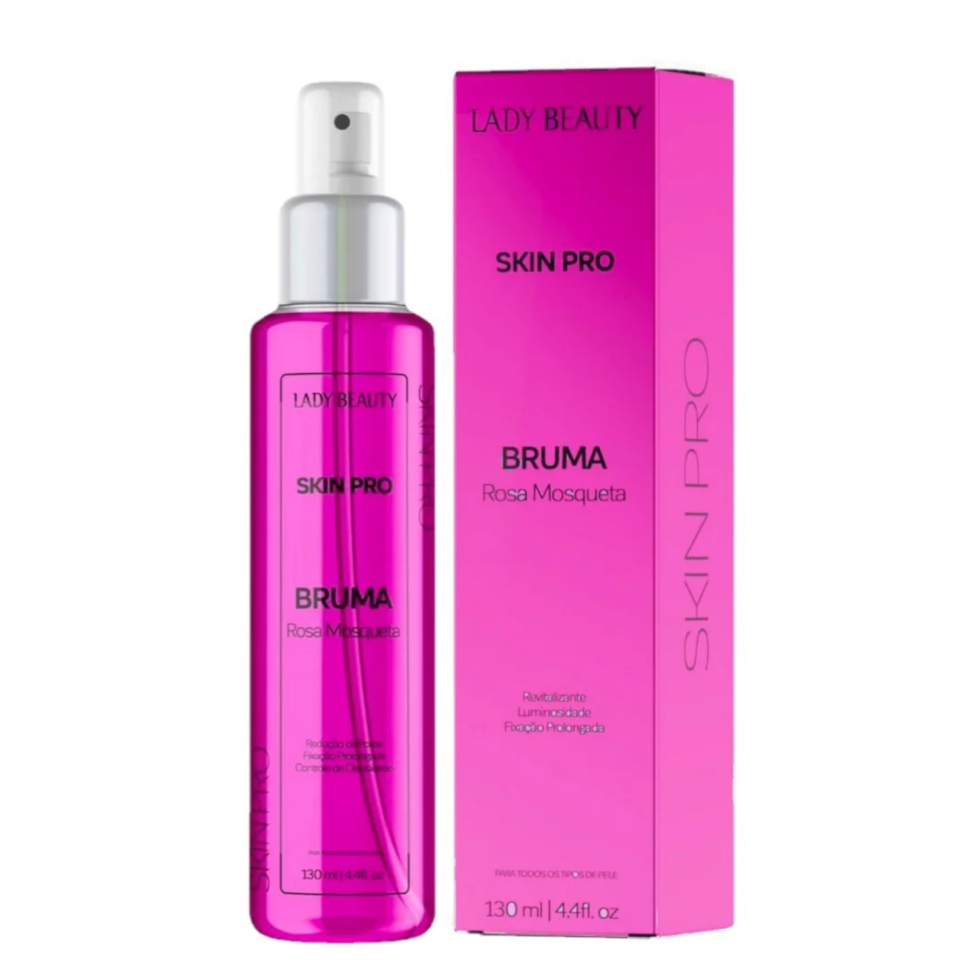 Bruma Fixadora hidratante Rosa mosqueta - Lady beauty