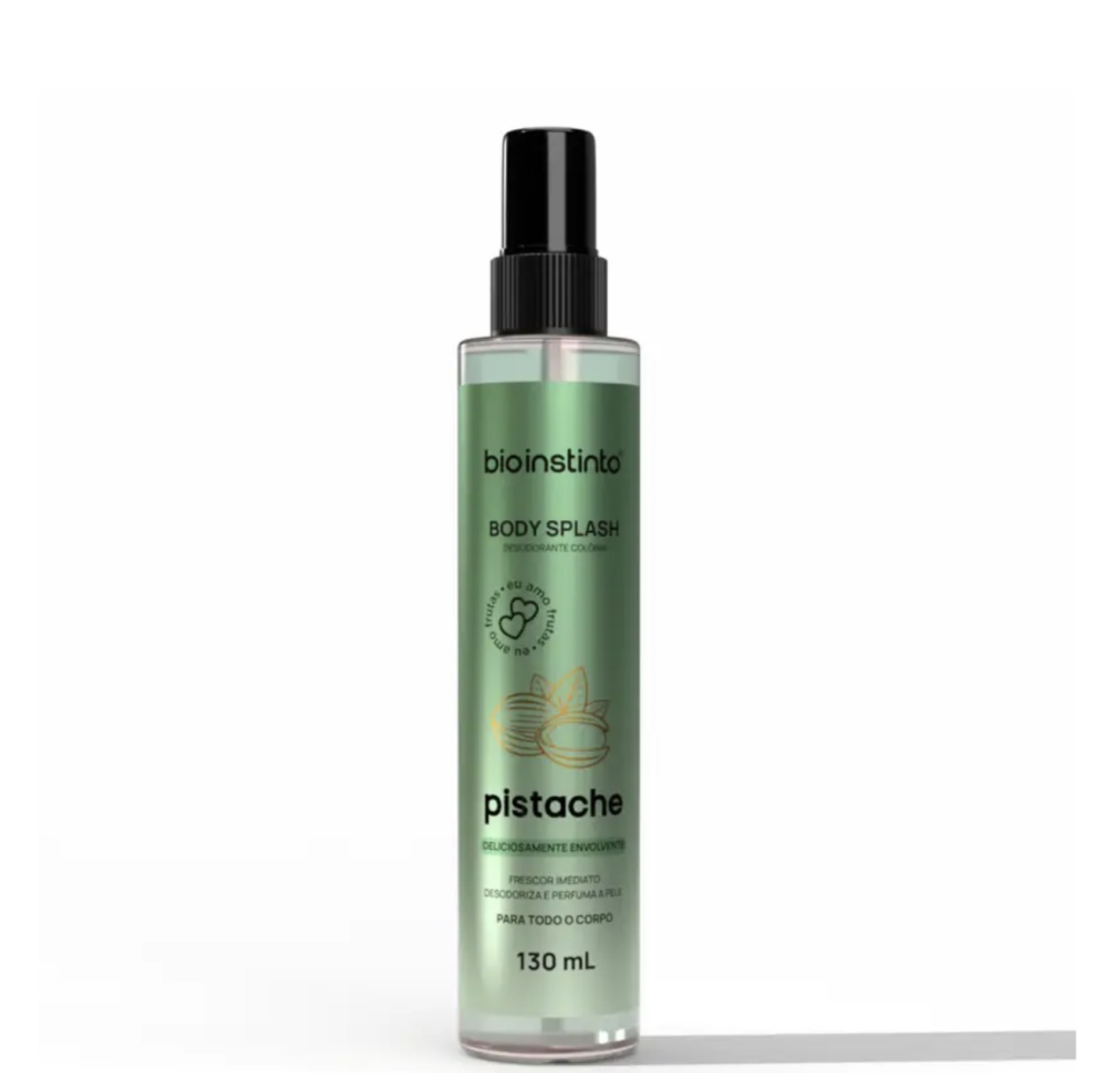 Colônia Body Splash Pistache Deliciosamente Envolvente 130ml - Bio Instinto Cosméticos