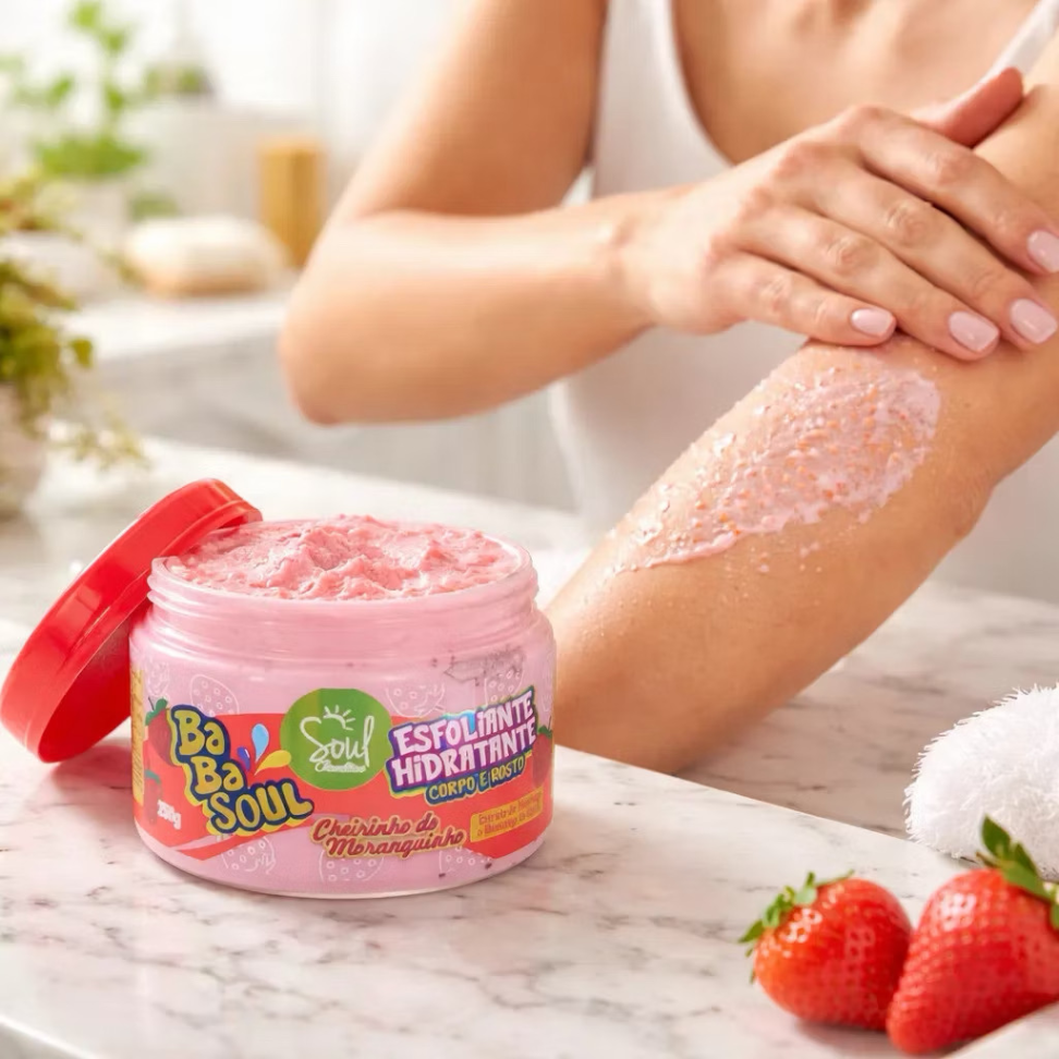 Esfoliante Babasoul Morango 250g