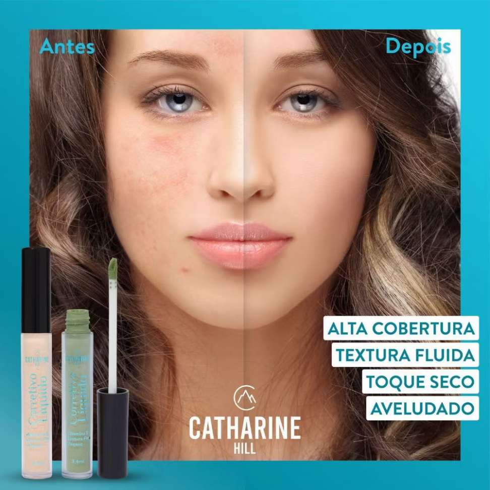Corretivo Líquido Catharine Hill 3,6ml - Alta cobertura - #3
