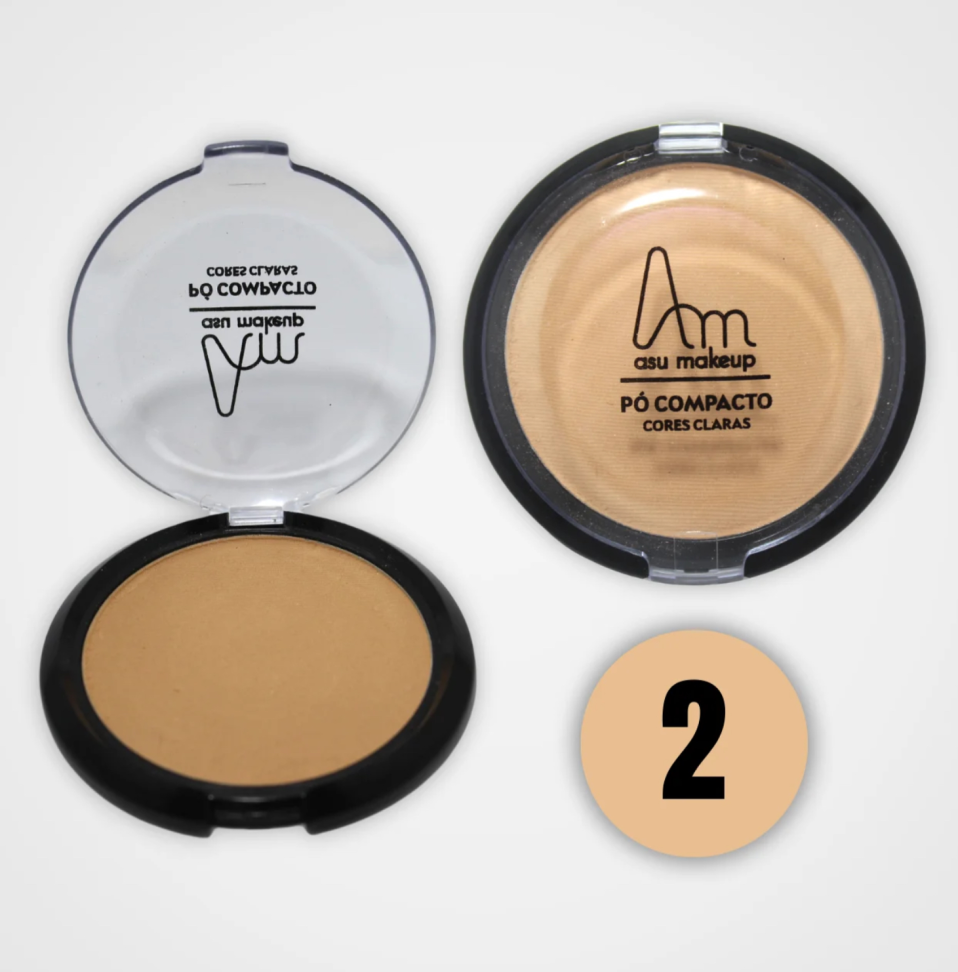 Pó compacto Asu Makeup - #3