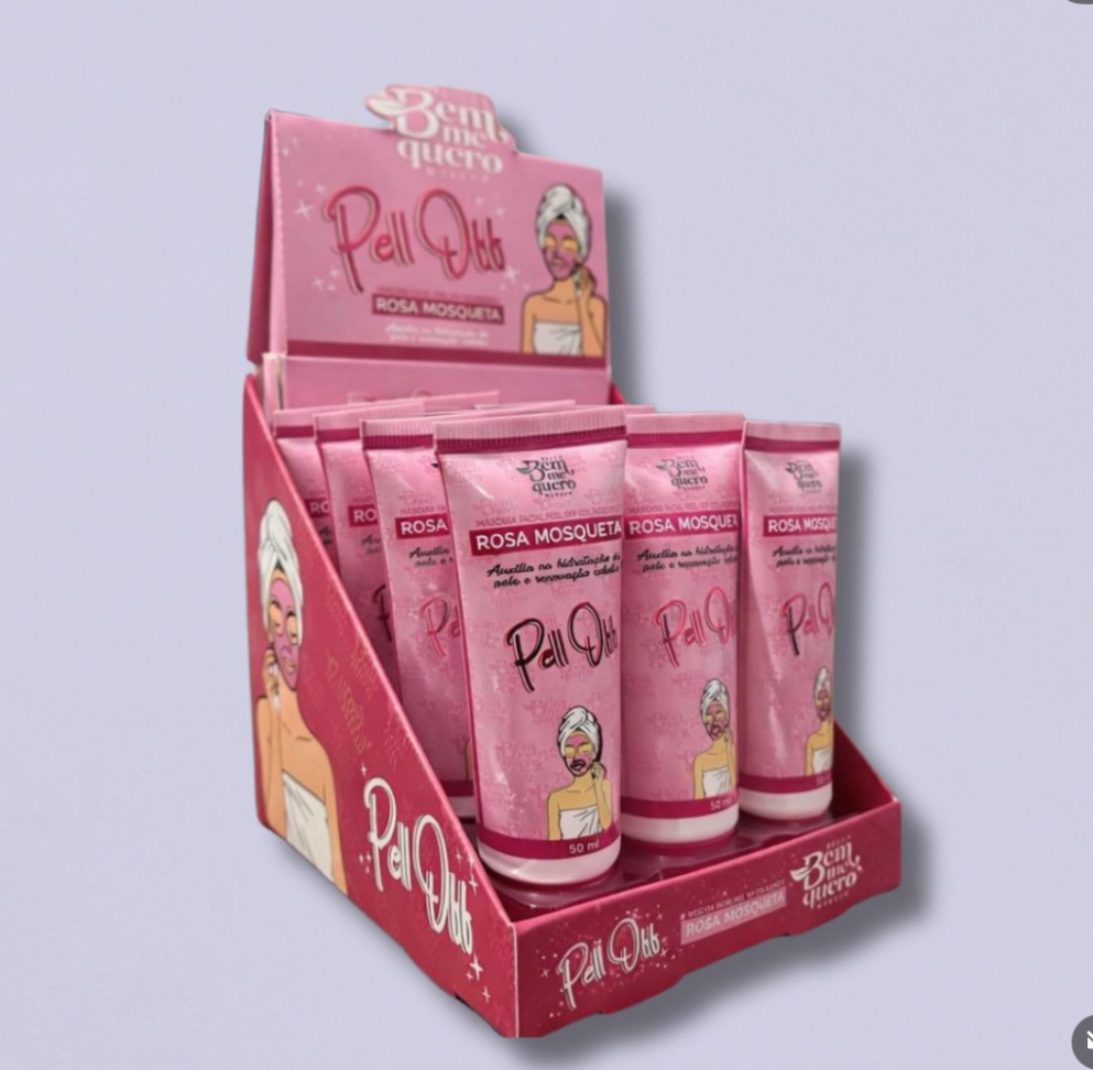 Máscara Facial de rosa mosqueta - Bem me quero