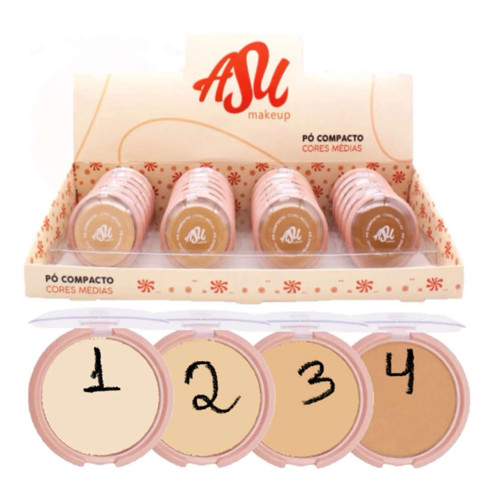 Pó compacto Asu Makeup