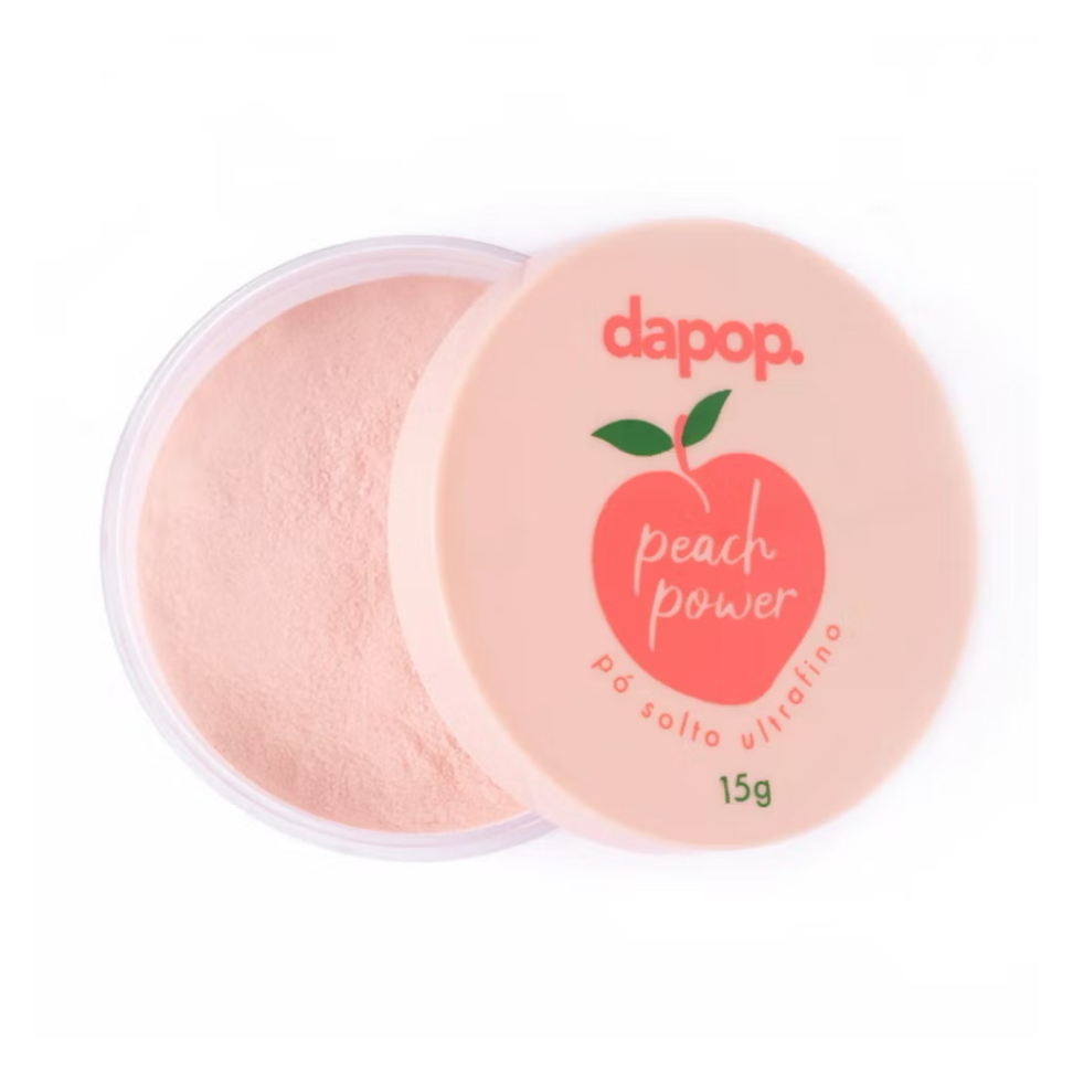 Pó Facial Peach Power - Dapop