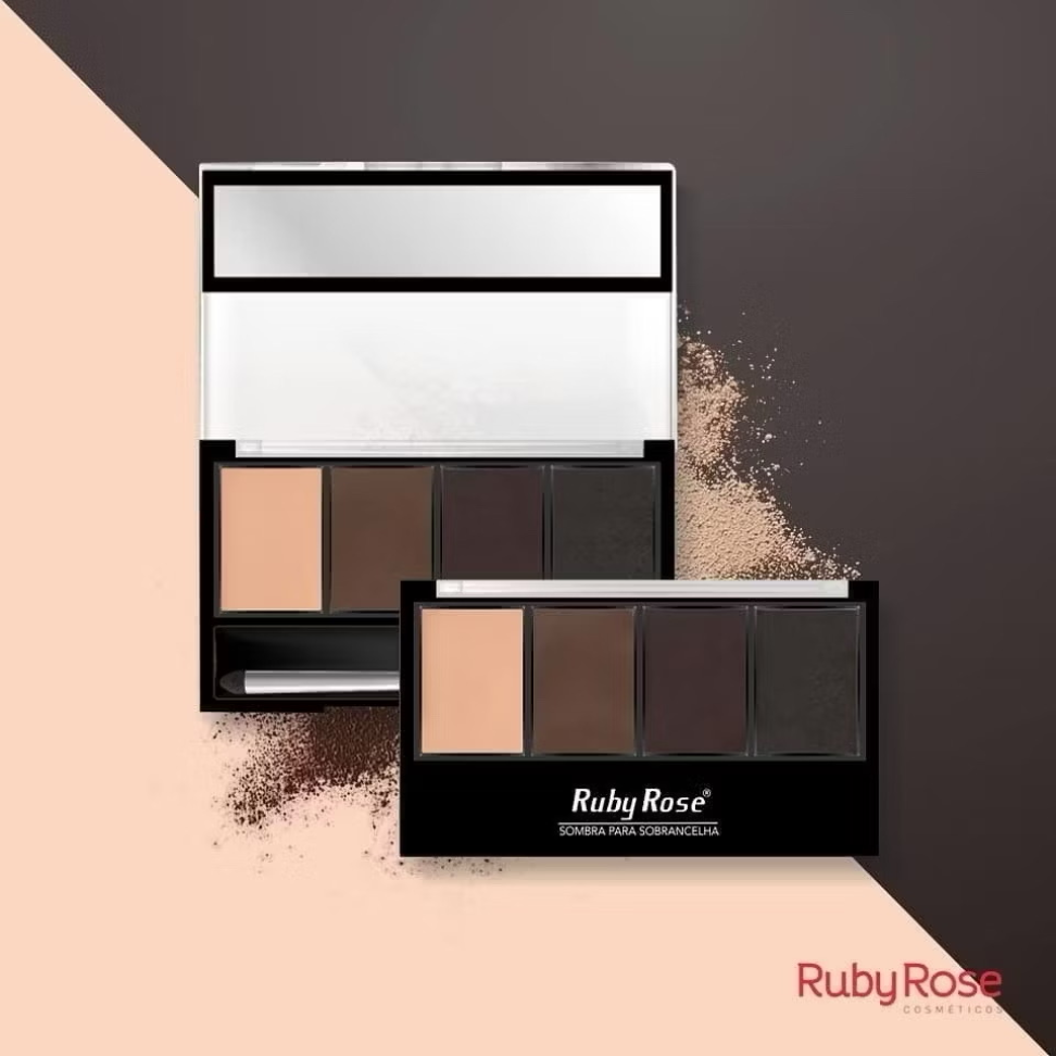 Ruby Rose Trio De Sombra Para Sobrancelha Com Primer