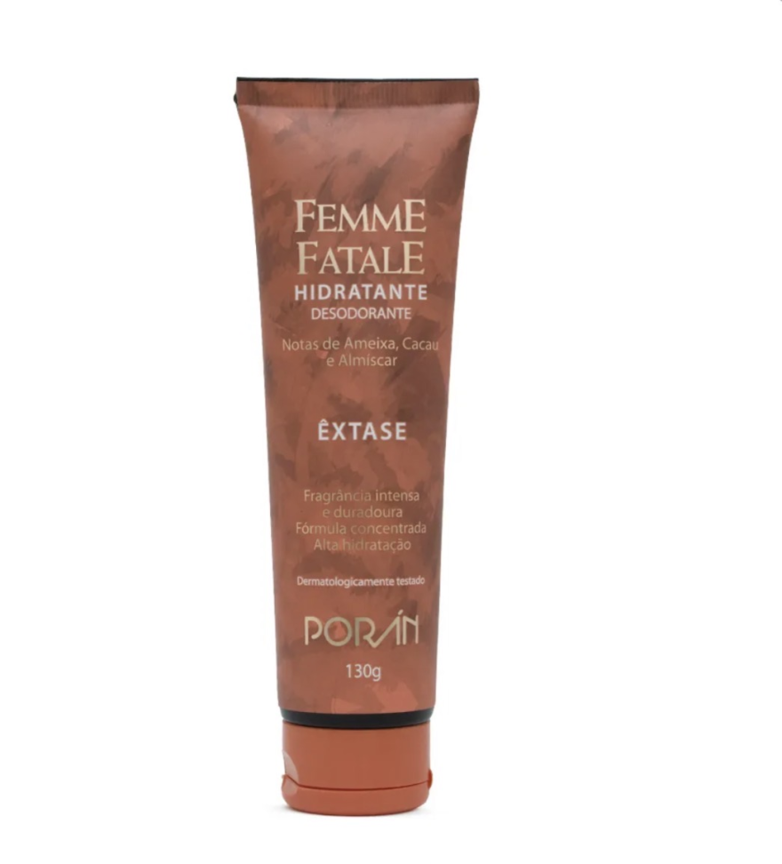 Hidratante Desodorante Femme Fatale Êxtase Porán 130g