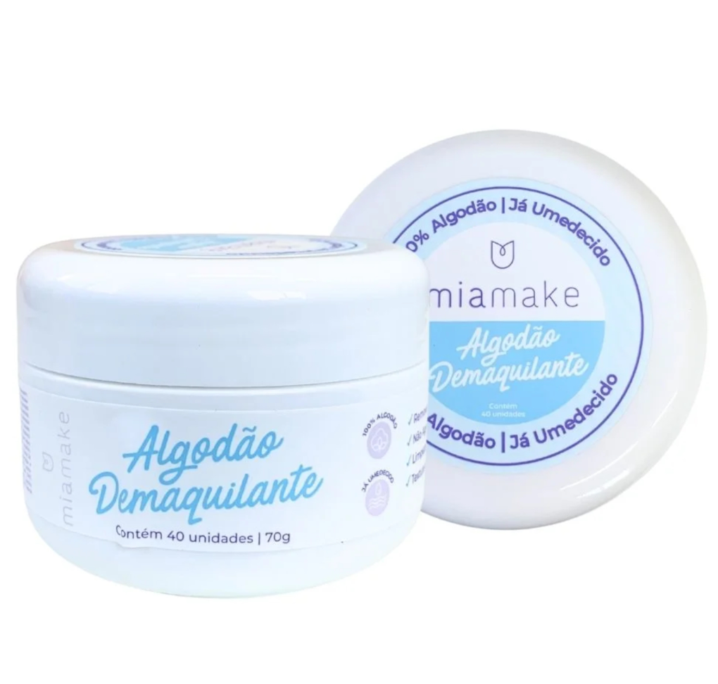 Algodão demaquilante- MiaMake