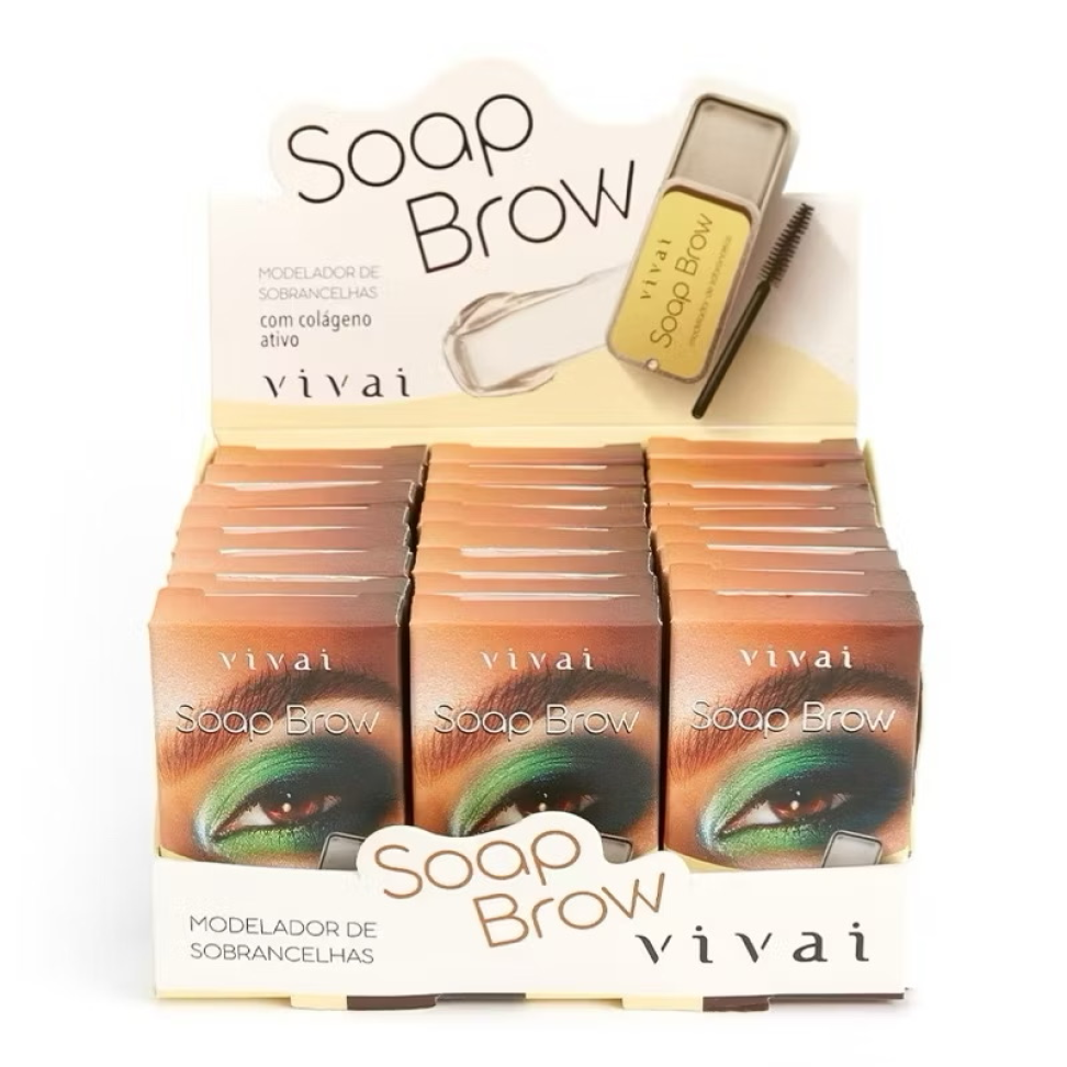 Soap Brow Vivai Modelador de Sobrancelhas 10g