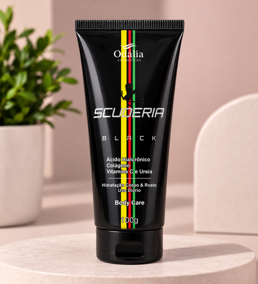 Hidratante Corporal e Facial Scuderia Black Masculino – Odália 100g