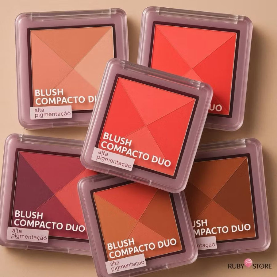 Blush Compacto Duo - Ruby Rose