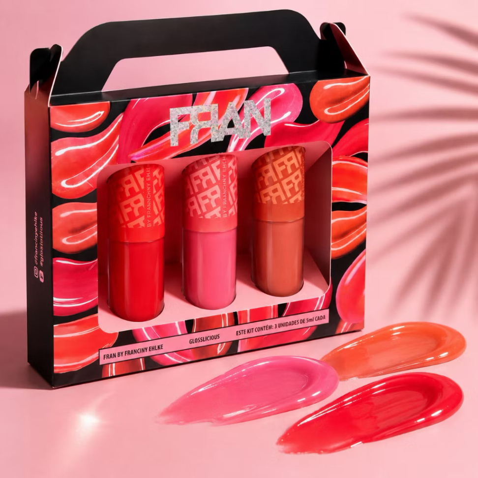 Kit Trio Gloss Fran Franciny Elkhe Glosslicious