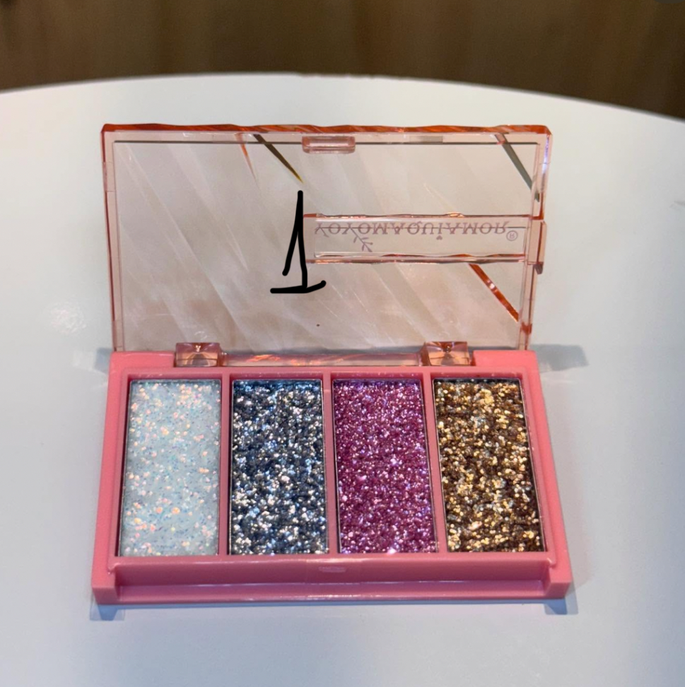 Paleta de Glitter com 4 cores - #4
