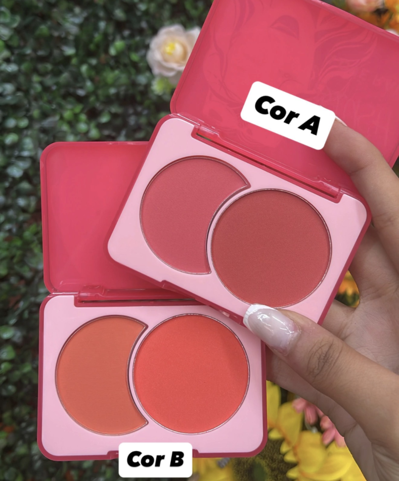 Blush Duo Compacto Love Rain - #3
