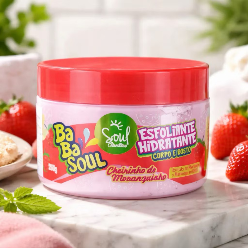 Esfoliante Babasoul Morango 250g