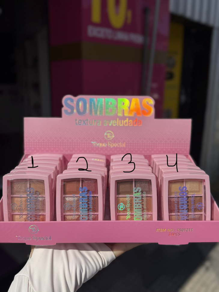 Paleta de sombra 6 tonalidades - Toque Special